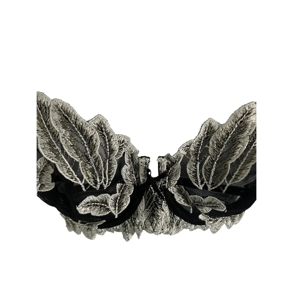 LISE CHARMEL Soir de‎ Venise Embroidered Mesh Balconette Bra
